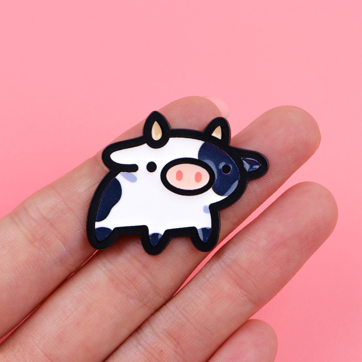Cartoon Farm Cow Brooch Animal - Farming Japan ulasan dan harga