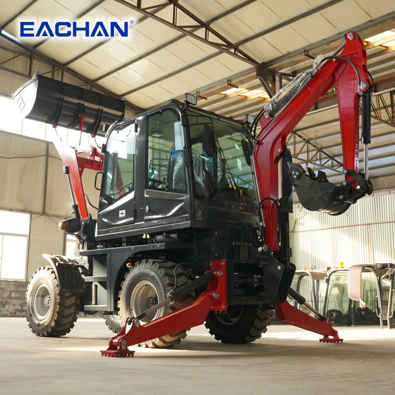 4WD Hydraulic Wheel Backhoe Lo - Farming Pump For Agriculture ulasan dan harga