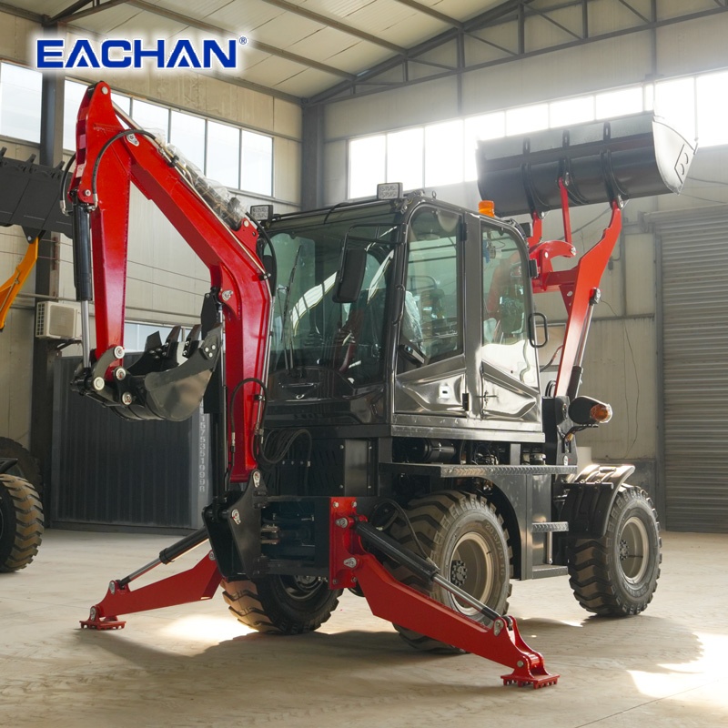 4WD Hydraulic Wheel Backhoe Lo - Farming Pump For Agriculture ulasan dan harga