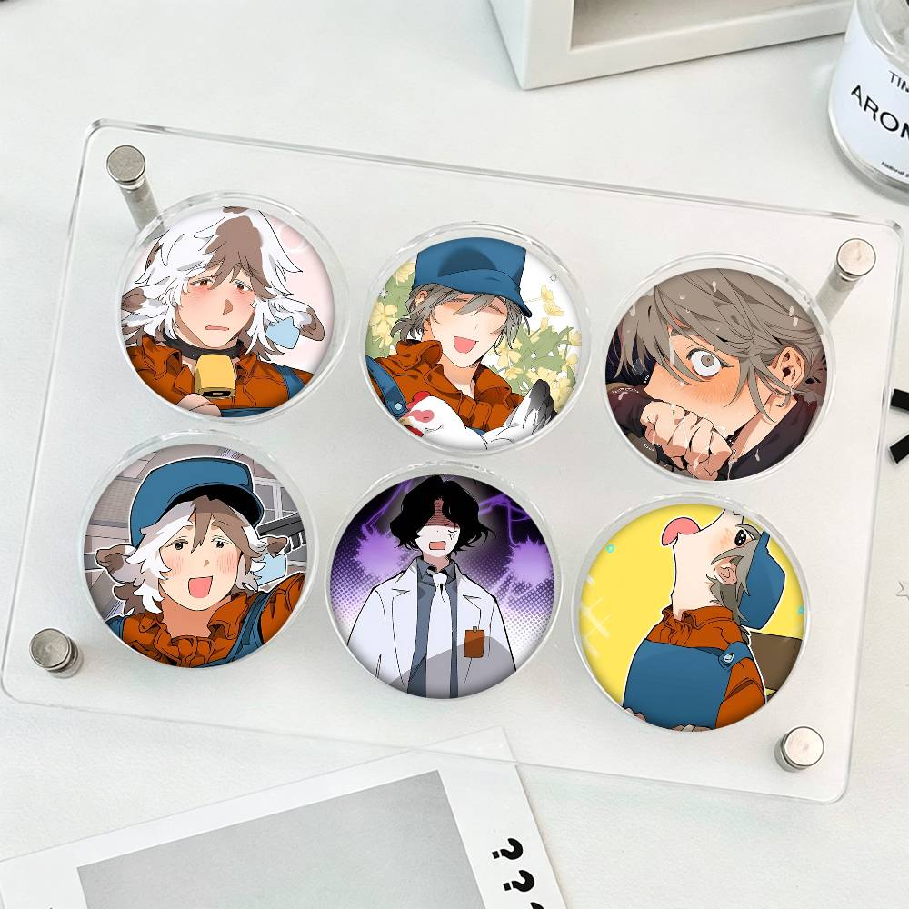 Manhwa Mr As Farm Round Badge  - Farming Japan ulasan dan harga